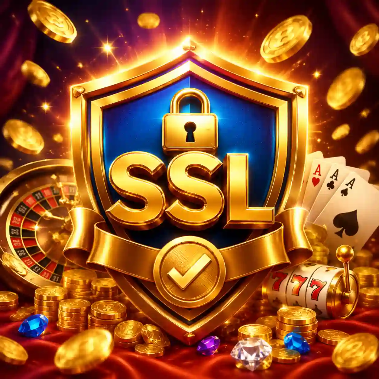 Selo de conexão criptografada próximo ao formulário de login