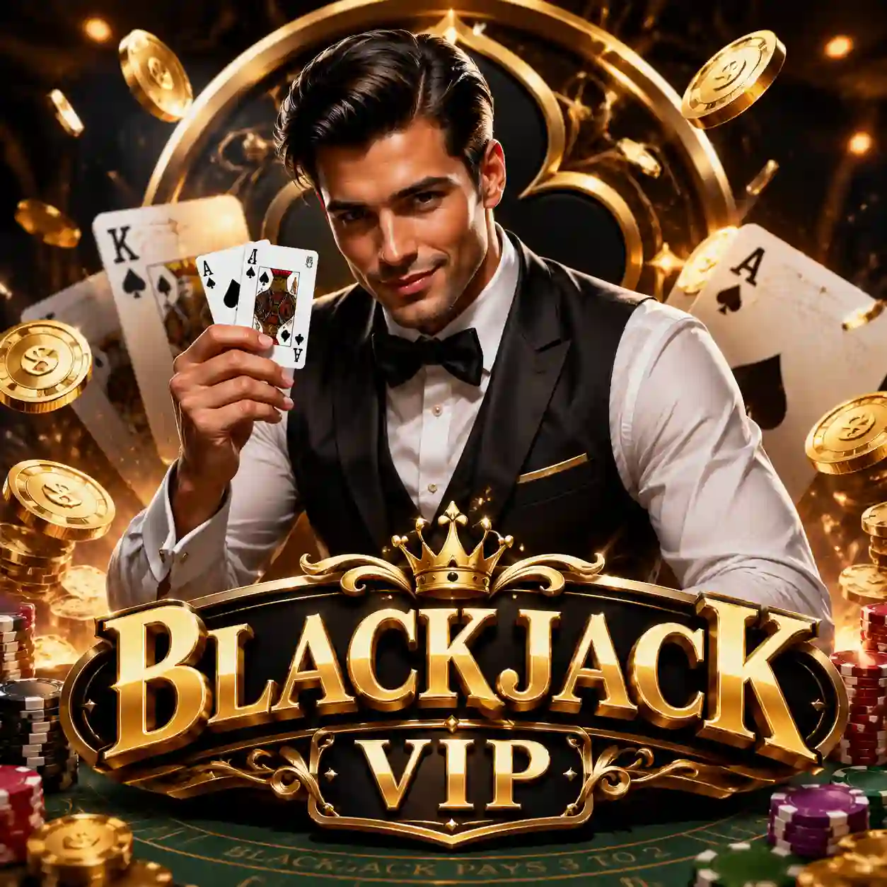 Mesa de blackjack para jogadores de nível elevado