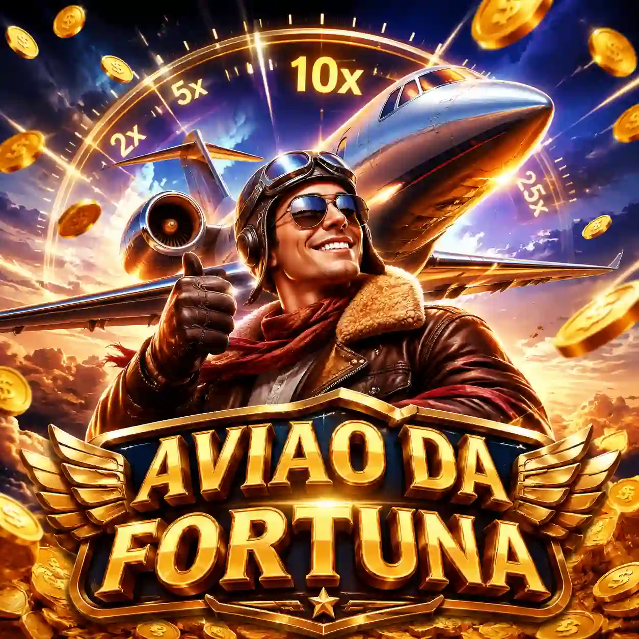 Imagem de jato em voo representando jogo crash JetX