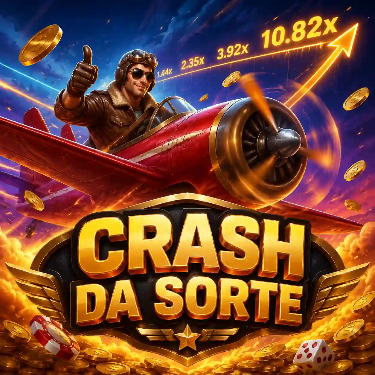 Gráfico estilizado representando jogo crash Limbo com alvo numérico